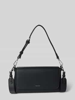 Calvin Klein Zwarte dameshandtas met verstelbare schouderband Black Dames
