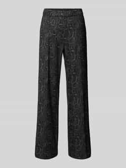 MAC Wide leg broek met elastische band model 'Chiara'