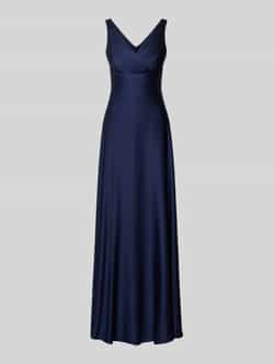 TROYDEN COLLECTION Avondjurk met V-hals en verlengd rugpand