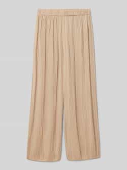 S.Oliver RED LABEL Loose fit brede broek met plissé-look