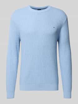 Christian Berg Men Gebreide pullover met labeldetail