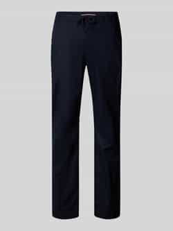 Tommy Hilfiger Straight leg chino van een mix van katoen en elastaan