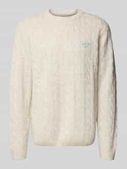 Carhartt Work In Progress Gebreide pullover met labelstitching