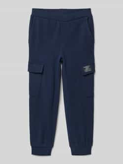 S.Oliver RED LABEL Regular fit joggingbroek van sweatstof met cargozakken