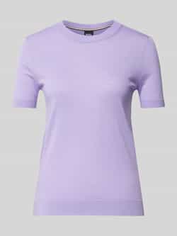 Boss T-shirt met ribboorden model 'Falyssiasi'