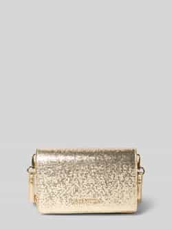 VALENTINO BAGS Glanzende handtas met labelapplicatie model 'EMBER'