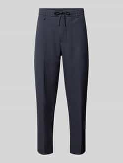 BOSS Green Regular fit stoffen broek met tunnelkoord model 'Convert'