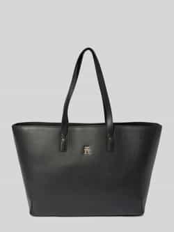 Tommy Hilfiger Zwarte schoudertas met meerdere compartimenten Black Dames