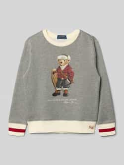 Polo Ralph Lauren Teens Sweatshirt met motief en ronde hals
