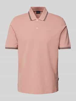 Bugatti Regular fit poloshirt met labeldetail
