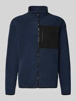 Blend Sweatjack met opstaande kraag
