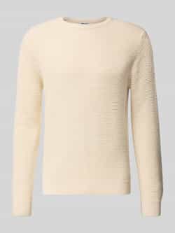REVIEW Gebreide pullover met structuurmotief