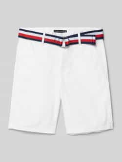 Tommy Hilfiger Teens Bermuda met stoffen ceintuur