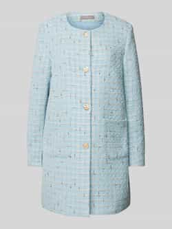 Christian Berg Woman Selection Lange blazer met knoopsluiting