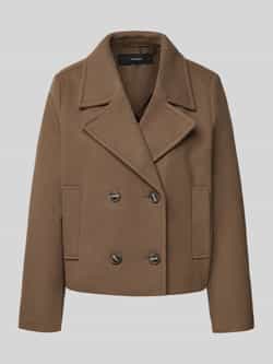 Vero Moda Korte trenchcoat met dubbele knoopsluiting model 'VINCEMIA'