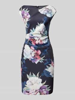 Swing Cocktailjurk met bloemenmotief