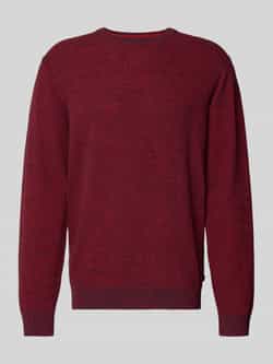 Tom Tailor Regular fit gebreide pullover van zuiver katoen