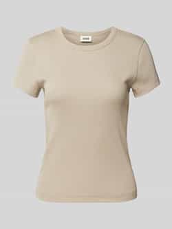 Drykorn Slim fit T-shirt met ronde hals model 'KOALE'