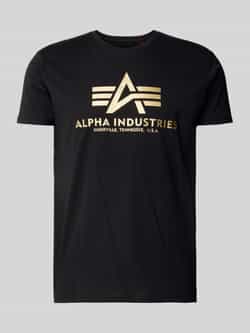 alpha industries T-shirt met labelprint