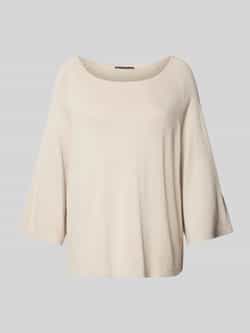 Comma Gebreide pullover met ronde hals