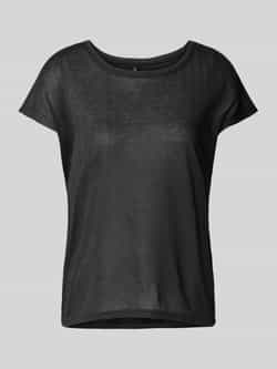 Vero Moda Loose fit top van viscosemix met effectgaren model 'SARAH AVA'