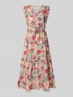 LOLLYS LAUNDRY Midi-jurk in laagjeslook model 'Samo'