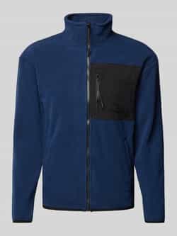 Blend Fleecejack met borstzak