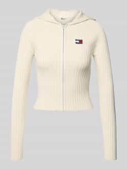 Tommy Jeans Slim fit gebreid jack met raglanmouwen
