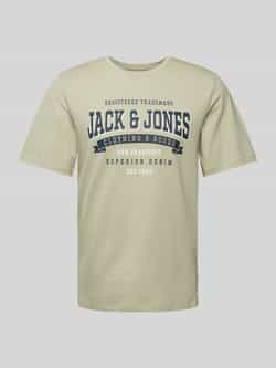 jack & jones T-shirt met labelprint