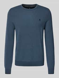 Lerros Gebreide trui lichte gebreide pullover met smalle ribstructuur