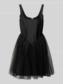 Lace & Beads Cocktailjurk met vierkante hals