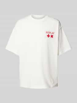 Replay T-shirt met labelprint model 'Martin Garrix'