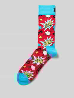 Happy Socks Sokken met labelprint