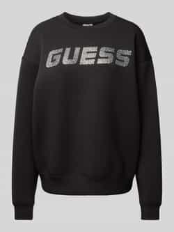 Guess Activewear Sweatshirt met strass-steentjes model 'CECILIA'