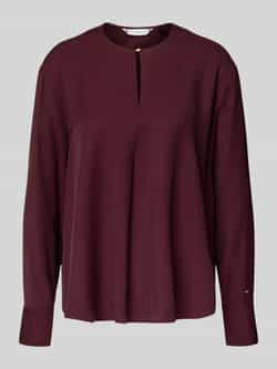 Tommy Hilfiger Relaxed fit blouse met lange mouwen van pure viscose
