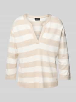 Monari Sweatshirt met 3 4-mouwen