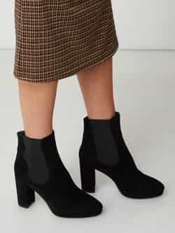 Schoenen Laarzen Chelsea Laarzen Cafènoir Caf\u00e8noir Chelsea laarzen zwart straat-mode uitstraling 