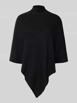 Pieces Loose fit gebreide poncho met ronde hals en kraag model 'FORTUNA'