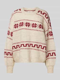 MSCH Copenhagen Gebreide pullover met ribboorden