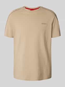 HUGO T-shirt met labelstitching model 'LIAM'