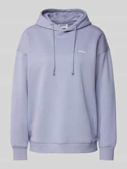 Jake*s Casual Oversized hoodie met labelprint