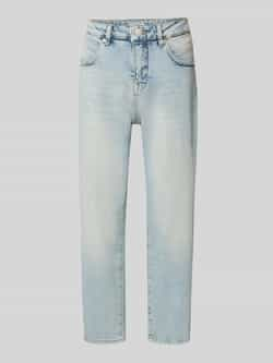 Opus Mom fit jeans met riemlussen model 'Momito fresh'