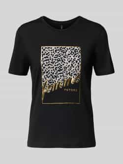 Only Regular fit T-shirt van puur katoen model 'TANYA LIFE'