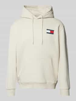 TOMMY JEANS Heren Truien & Vesten Tjm Reg Essential Flag Hood Ext Beige