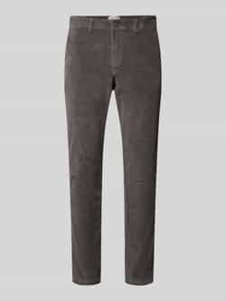 Jack & jones Slim fit stoffen broek in ribcordlook model 'Marco'