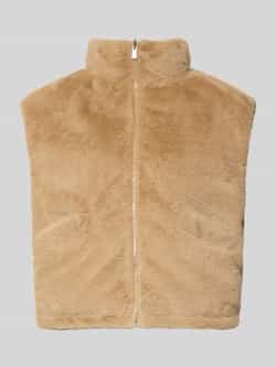 Someday. Relaxed fit gilet van imitatiebont model 'Vaari'