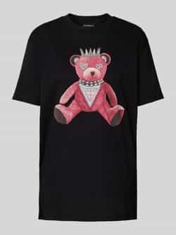 Guess Korte mouw katoenen T-shirt collectie Black Dames