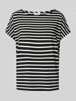 S.Oliver RED LABEL Relaxed fit T-shirt in mix van viscose en elastaan