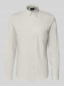 lindbergh Slim fit vrijetijdsoverhemd met borstzak model 'Brushed'