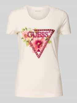 Guess T-shirt met labeldetail